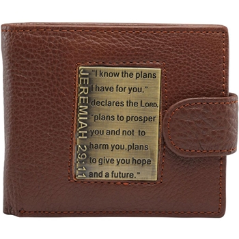 Jeremiah 29:11 Leather Wallet