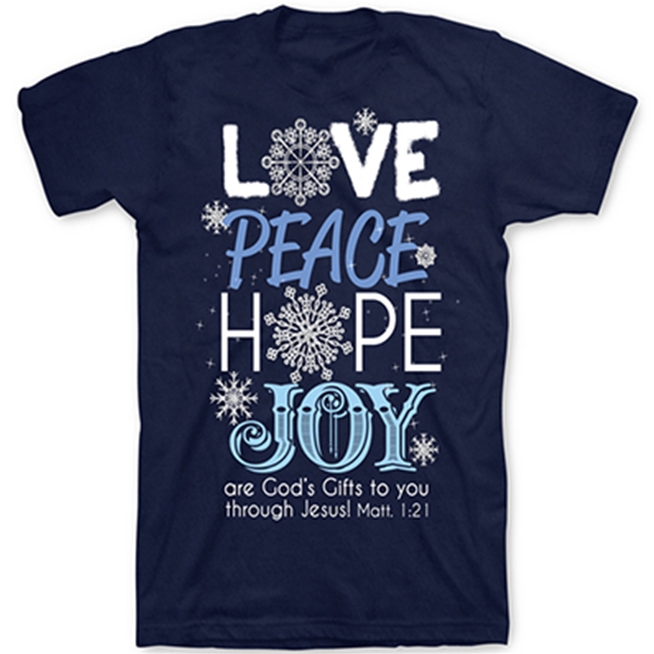 Love Peace Hope Joy T-Shirt